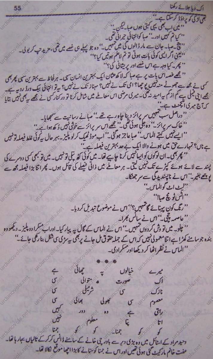 Ik Diya Jalaye Rakhna Novel Pdf